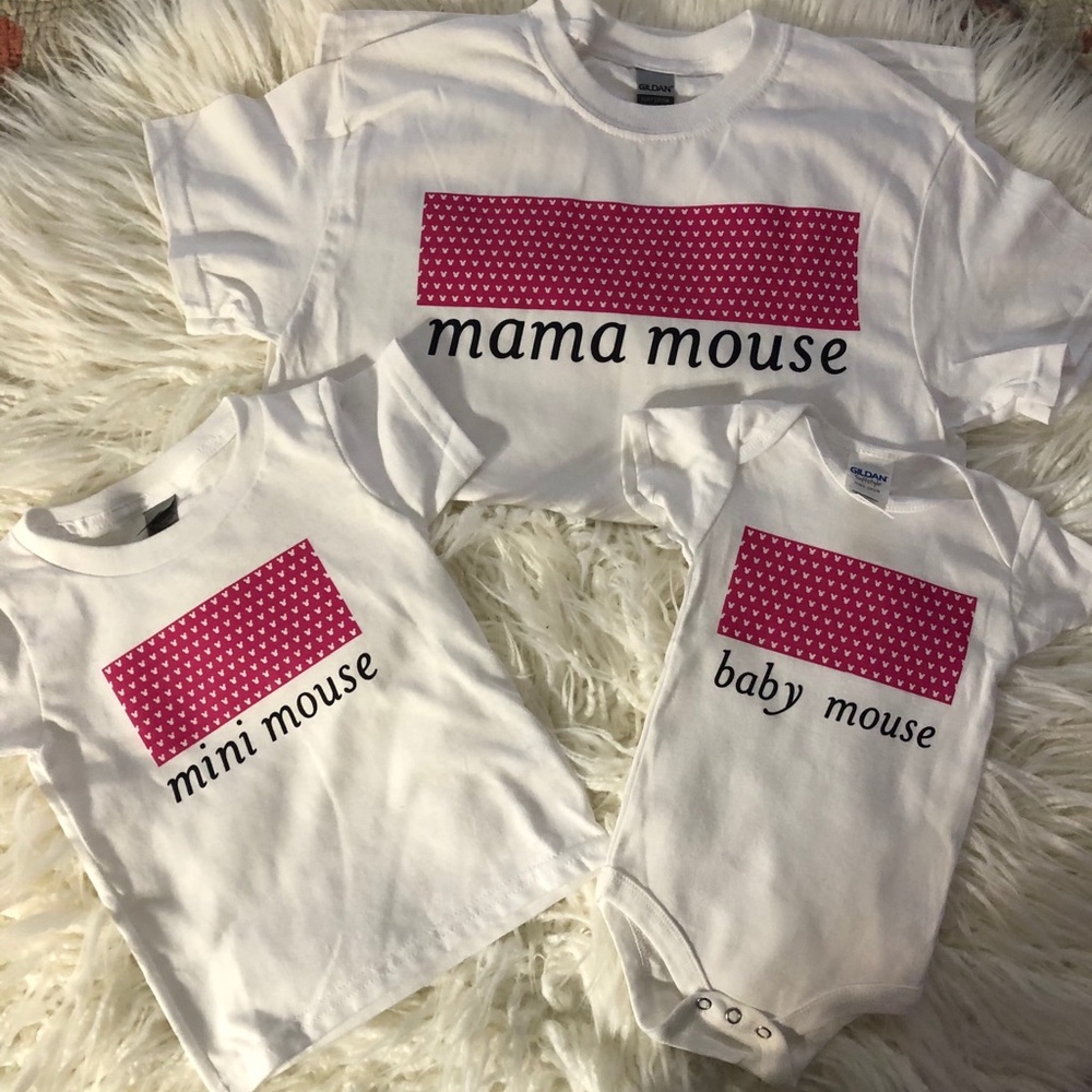 Set of 3 T-shirt’s, beautiful for Disney pictures